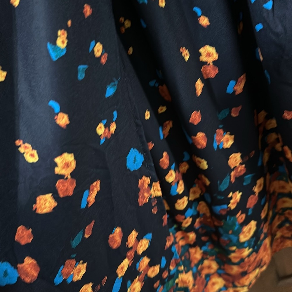 Bloomchic Black Floral Maxi Dress 22/24 - Picture 6 of 8